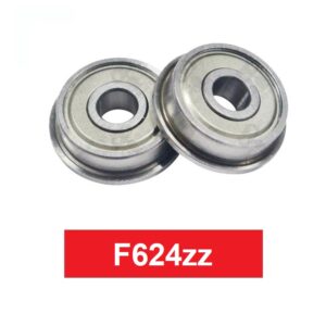 F624zz Flanged Deep Groove Bearing