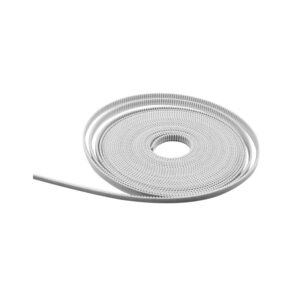 White GT2 Timing Belt 6mm - per meter