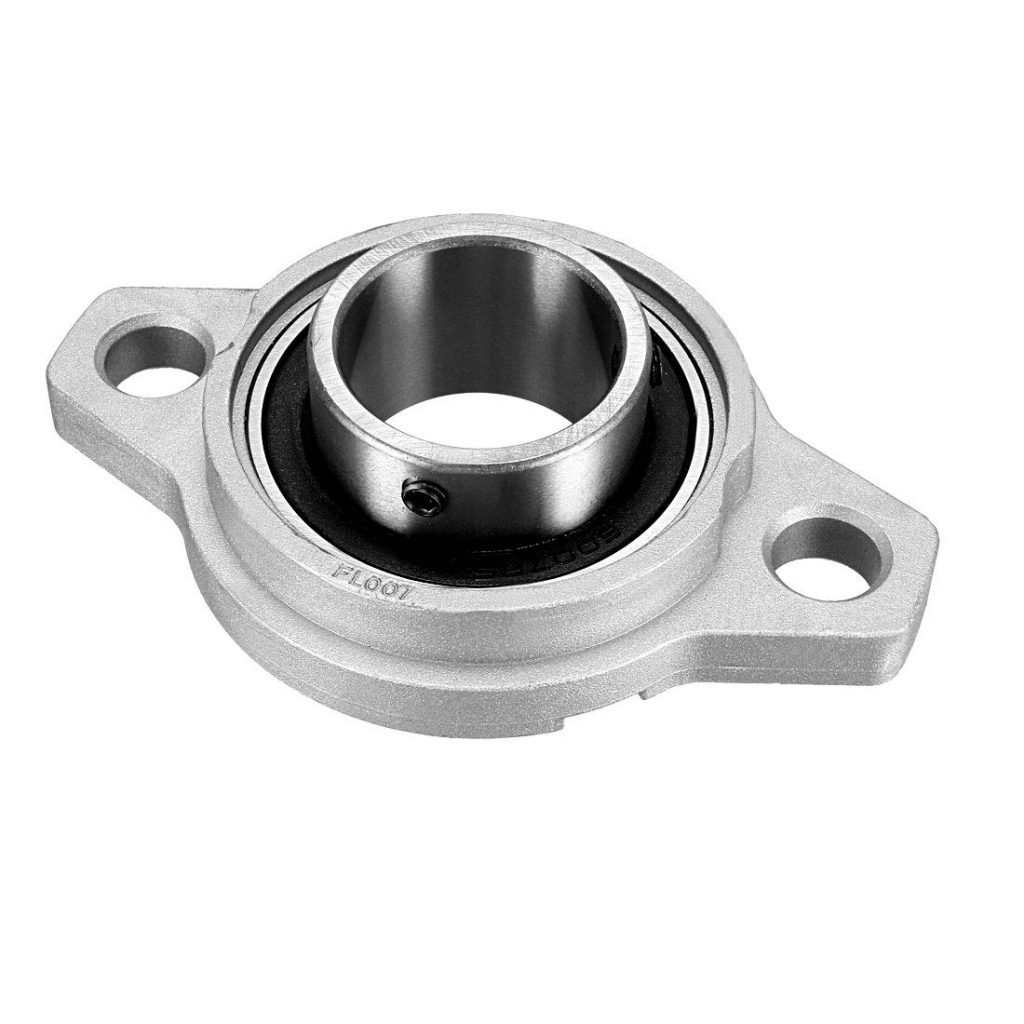 KFL001 Flanged Pillow Block Bearing 12 mm Orange 3D