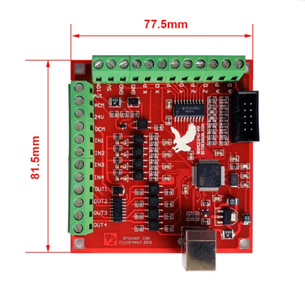 4 Axis Interface Driver Motion Controller MACH3 - Image 3