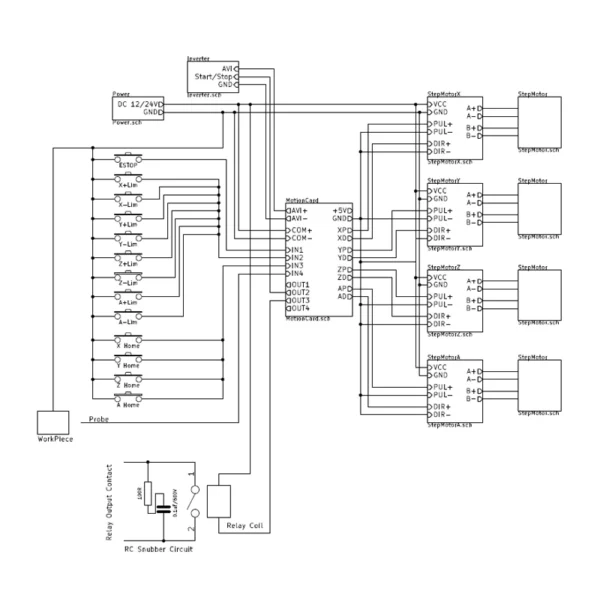 4 Axis Interface Driver Motion Controller MACH3 - Image 7
