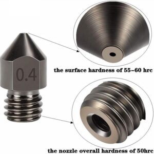 0.4mm MK8 Super Hard Steel Nozzle