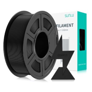 Black High-Speed PLA Filament 1.75mm 1 Kg – SunLu