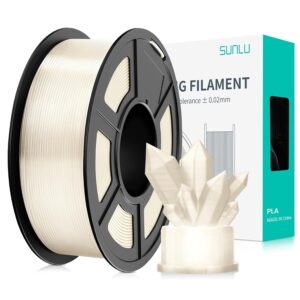 Transparent PLA Filament 1.75mm 1 Kg Spool – SunLu