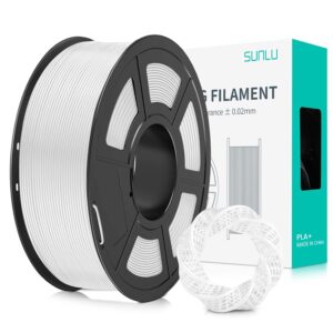 White PLA+ Filament 1.75mm 1 Kg Spool – SunLu