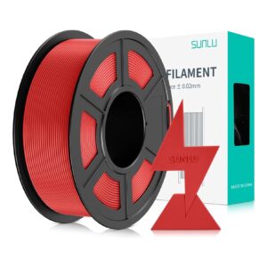 Red High-Speed PLA Filament 1.75mm 1 Kg – SunLu
