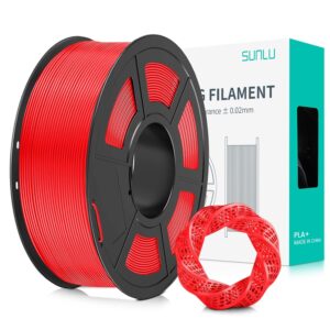 Red PLA+ Filament 1.75mm 1 Kg Spool – SunLu
