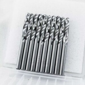 10PCs 3.175*17*38 Drill Bit Kit