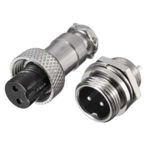 GX12 12mm 2-Pin 250V 5A Male and Female Connector