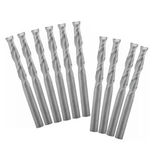 10PCs 3.175*17*38 Flat Head Drill Bit Kit