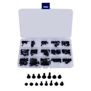 300Pcs M2/M2.5/M3 Flat Head Screw Kit