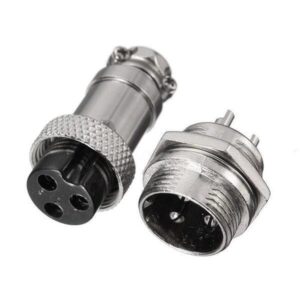 GX12 12mm 3-Pin 250V 5A Male and Female Connector