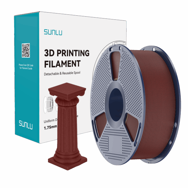 Marble Brick Red High-Speed PLA Filament 1.75mm 1 Kg – SunLu