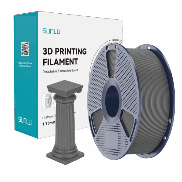 Marble Ashen Concrete High-Speed PLA Filament 1.75mm 1 Kg – SunLu