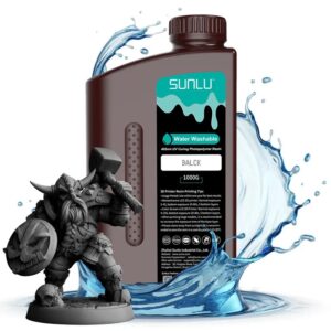 Black Water Washable Resin 1 kg – Sunlu
