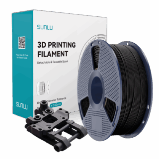 Black ABS Filament 1.75mm 1kg Spool – Sunlu