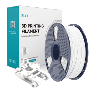 White ABS Filament 1.75mm 1kg Spool – Sunlu