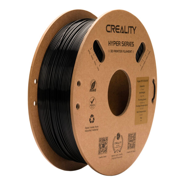 Black Hyper PETG Filament 1.75 mm 1 kg - Creality