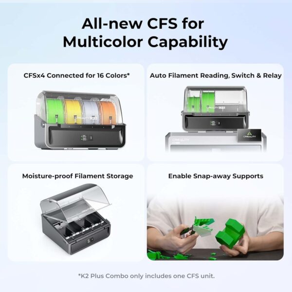K2 Plus Combo 3D Printer - Image 4
