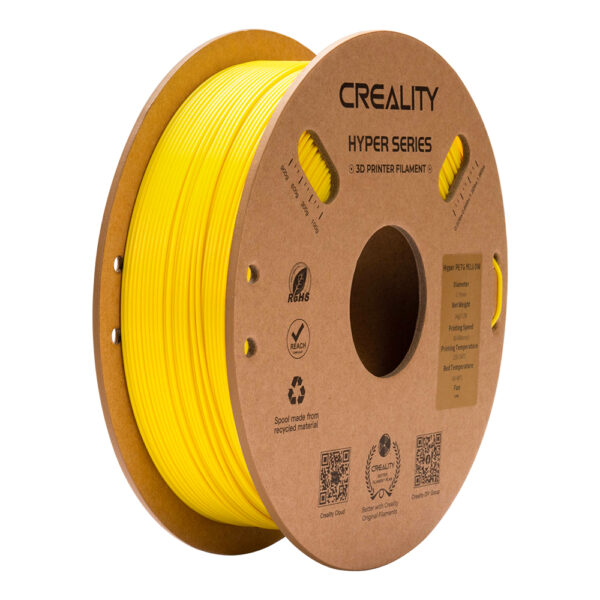 Yellow Hyper PETG Filament 1.75 mm 1 kg - Creality