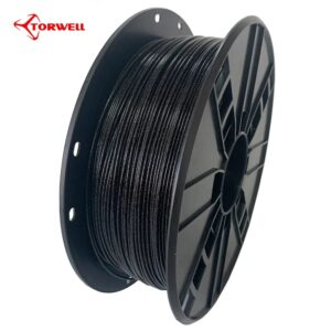 Black Sparkling PLA Glitter Filament 1.75mm 1Kg Spool - Torwell