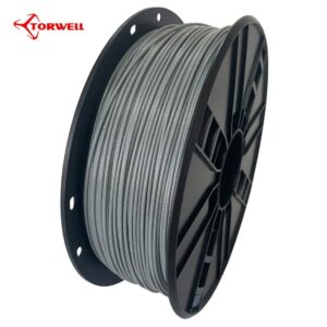 Grey Sparkling PLA Glitter Filament 1.75mm 1Kg Spool - Torwell